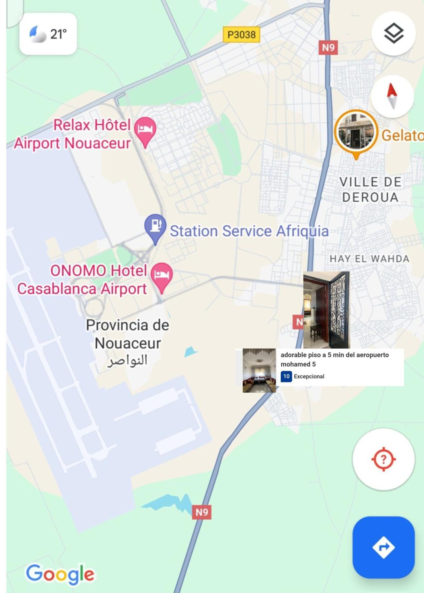 Adorable Apartamento A 8 Min Del Aeropuerto De Casablanca,Wifi Ultra Rapido Y Parking Gratis Derroua Buitenkant foto